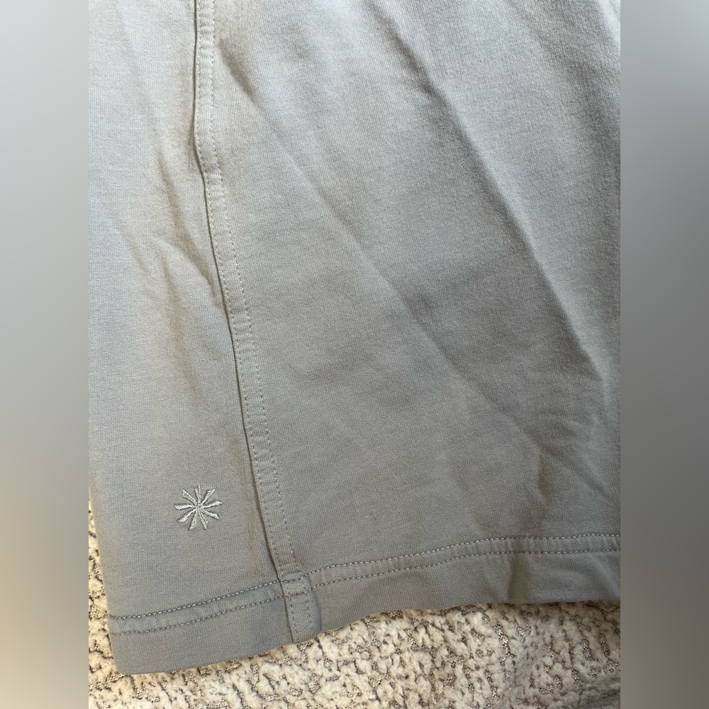Athleta‎ Women's M Gray Retroterry Romper Pockets Terry Knit Cotton - Picture 13 of 17